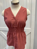 Paris Button Front Blouse