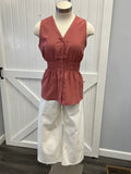 Paris Button Front Blouse