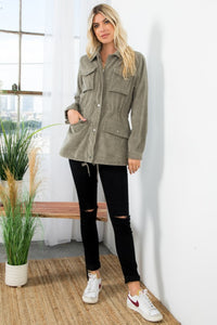 Reidel Waffle Anorak Corduroy Jacket