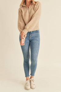 Rue Half Zip Pullover Sweater