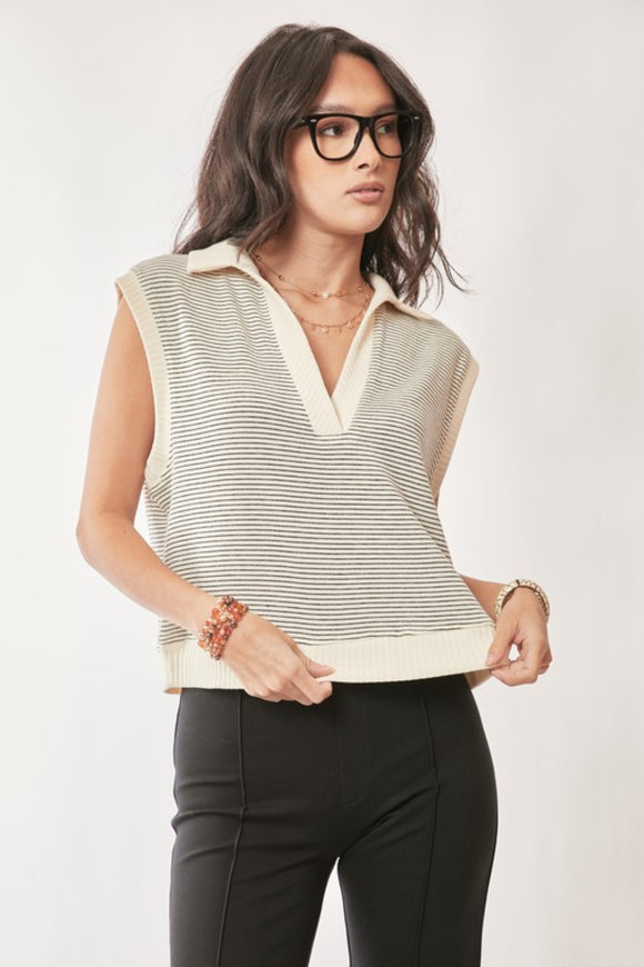 Scarlett Striped Top