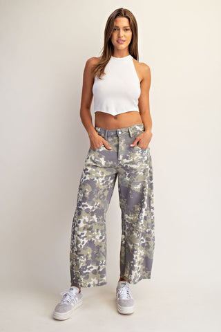 Sienna Camo Barrel Pant