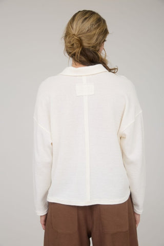 Valeria Textured Knit Polo - urbanity online and boutique