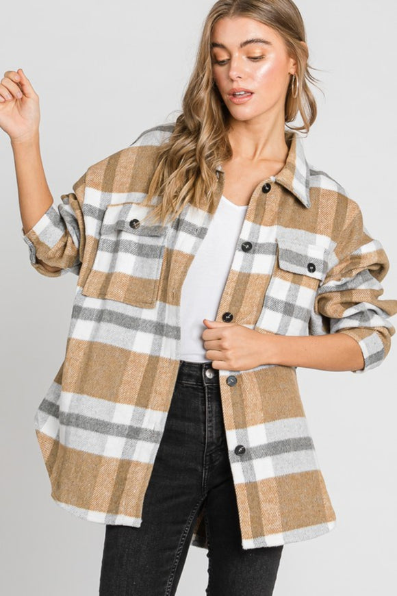 Valley Oversized Flannel Shacket