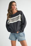 Winnie Front Striped Sweater