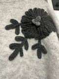 Zelda Floral Applique Sweater