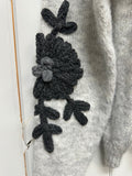 Zelda Floral Applique Sweater