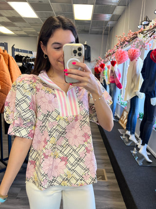 Ember Floral Blouse - urbanity online and boutique