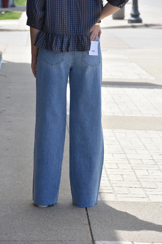 Trevor High Rise Wide Leg Jean