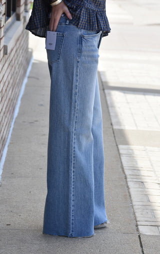 Trevor High Rise Wide Leg Jean