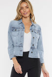 Peplum Denim Jacket