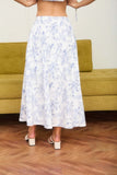 Melissa Floral Pleated Midi Skirt