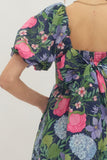 Vivan Floral Print Midi Dress