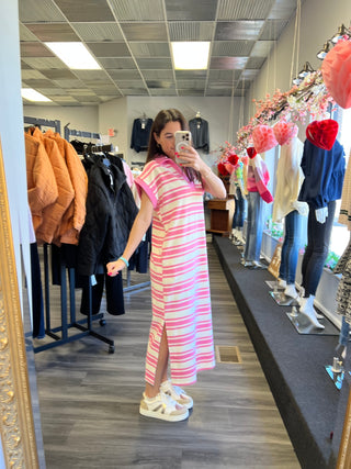 Zelda Striped Dress - urbanity online and boutique