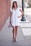 Aria Eyelet Lace Dress