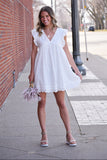 Aria Eyelet Lace Dress