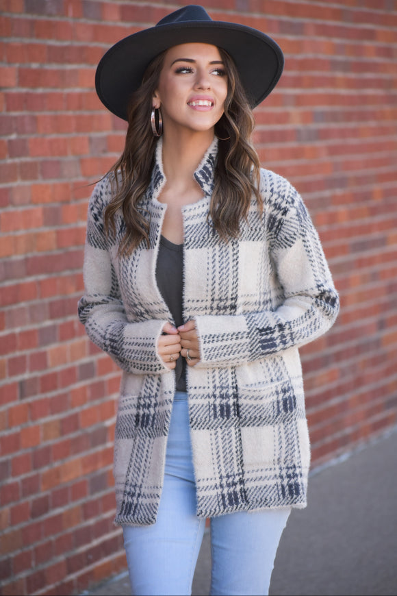 Ashley Plaid Sweater