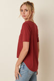 Basic V-Neck Pocket Tee