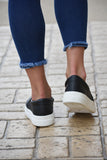 Alyssa Faux Leather Sneakers