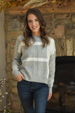 Carly Color Block Pullover Sweater
