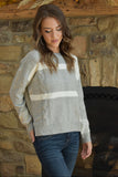 Carly Color Block Pullover Sweater