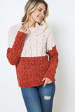Chenille Cowl Neck Sweater