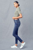 Chicago High Rise Button Down Skinny Jeans