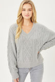 Chunky V-Neck Sweater