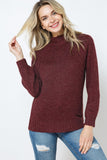 Crew Neck Cable Sweater