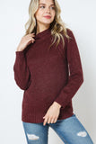 Crew Neck Cable Sweater