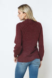 Crew Neck Cable Sweater
