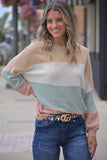 Carrie Knit Color Block Top