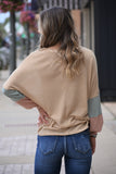 Carrie Knit Color Block Top
