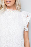 Emmerson Ivory Lace Dress