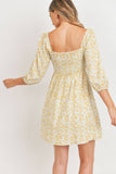 Floral Ditsy Tie Dress