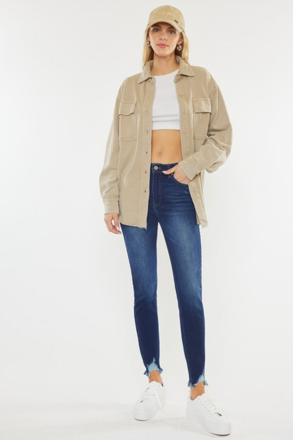 Fray Hem Skinny Jean