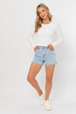 Fuzzy Heart Sweater