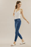 Gemma Mid Rise Ankle Skinny Jeans