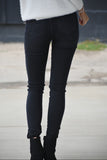 Grey Skies High Rise Skinny Jean