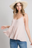Hannah Tiered Babydoll Tank