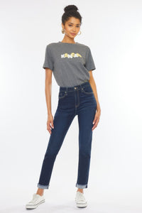 High Rise Cigarette Leg Jean