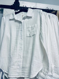 Barbados Button Down Top