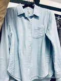 Barbados Button Down Top