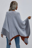 Kelsey Color Block Poncho