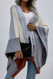 Kelsey Color Block Poncho