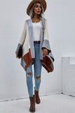 Kelsey Color Block Poncho