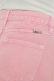 Kook High Rise Fray Hem Shorts