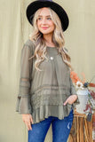Leigha Lace Detail Top