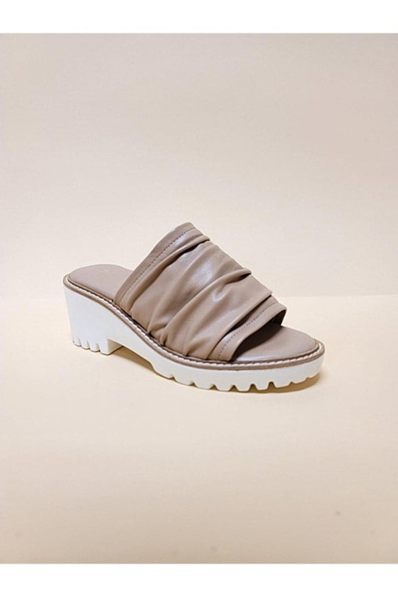 MJ Slide Platform Sandal