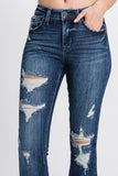 Madrid Distressed Flare Jeans